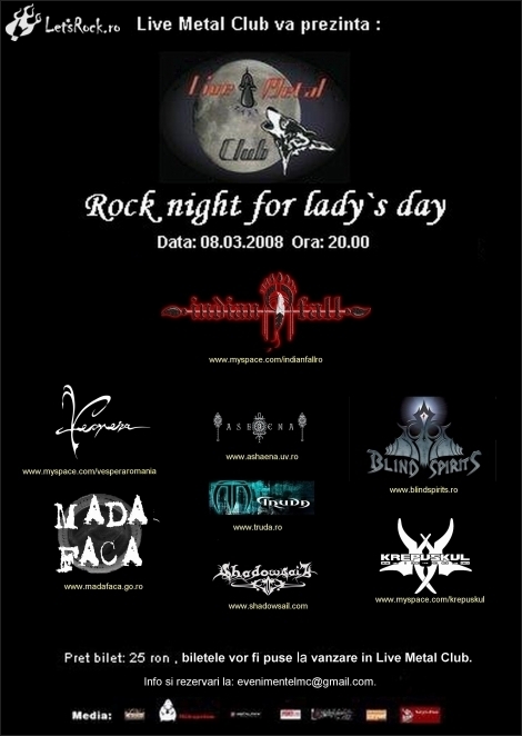 Rock Night For Lady's Day